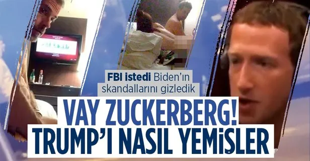 Facebook’un kurucusu Mark Zuckerberg’ten bomba itiraf! Hunter Biden’ın seks ve uyuşturucu görüntüleri nasıl sansürlendi? FBI...