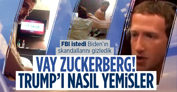 Facebook'un kurucusu Mark Zuckerberg'ten bomba itiraf! Hunter Biden'ın seks ve uyuşturucu görüntüleri nasıl sansürlendi? FBI...