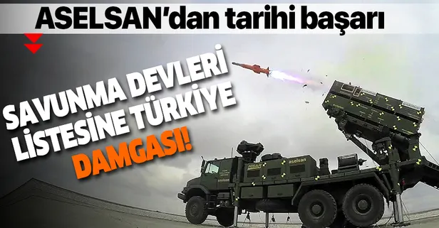 Son dakika: ASELSAN ilk 50'ye girme hedefine ulaştı: "Savunmanın devleri" listesine 7 Türk şirketi girdi