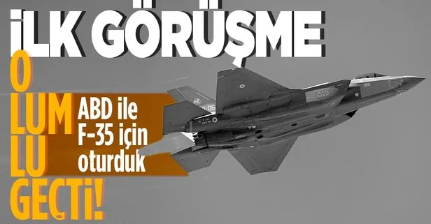 SON DAKİKA: Türkiye-ABD arasında F-35 toplantısı! Toplantı verimli geçti