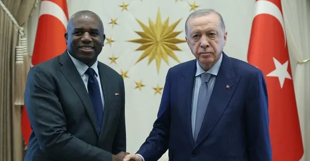 Beştepe'de önemli görüşme! Başkan Erdoğan İngiltere Dışişleri Bakanı David Lammy'i kabul etti