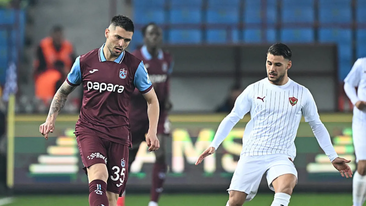 Seri sonu! Trabzonspor - Hatayspor: 1-2 | MAÇ SONUCU