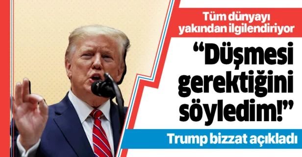 Powell'a daha düşük faizlerin gerektiğini söyledim