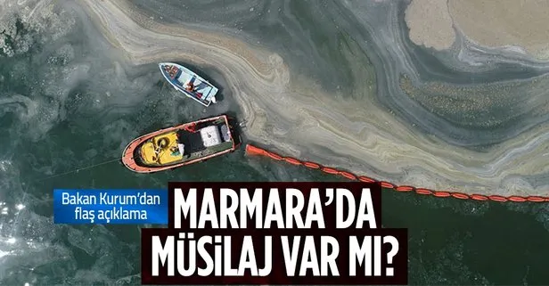 Marmara Denizi’nde müsilaj var mı? Bakan Kurum’dan flaş açıklama