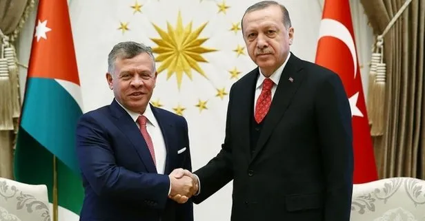 Başkan Erdoğan Ürdün Kralı 2.Abdullah ile görüştü
