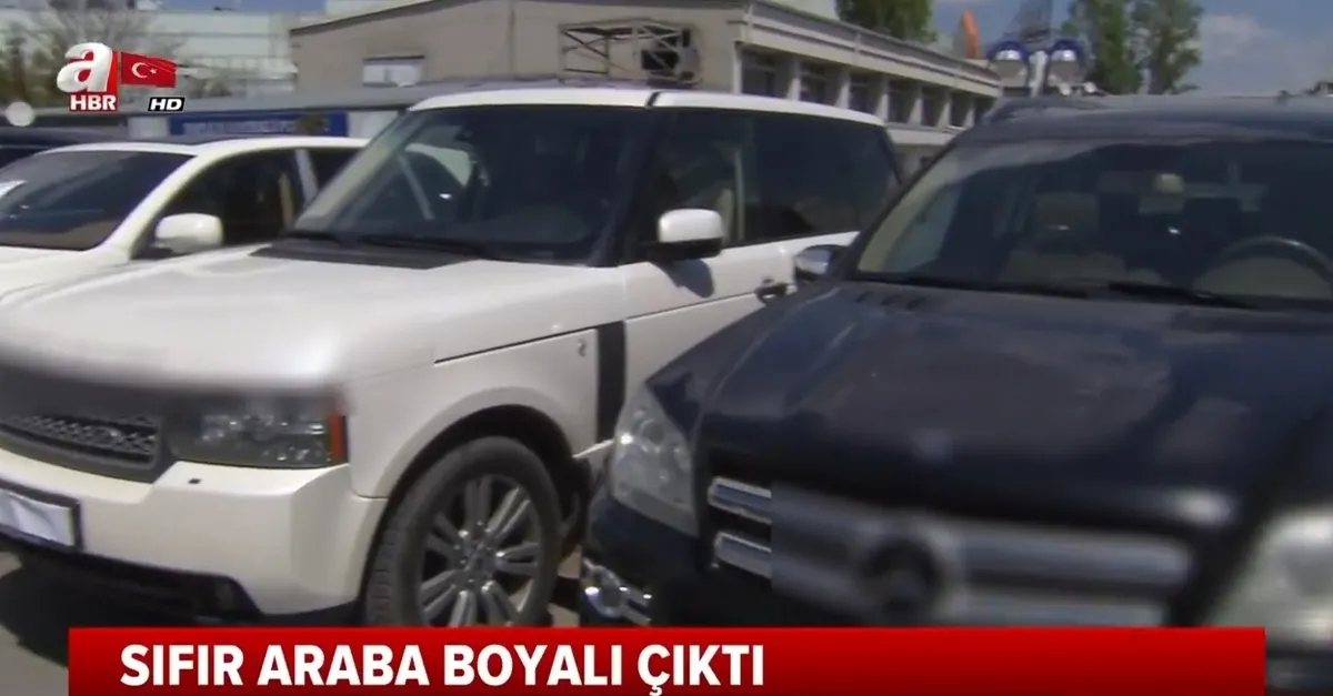 Konya'da şoke eden olay! Sıfır aldığı lüks araç boyalı çıktı |Video
