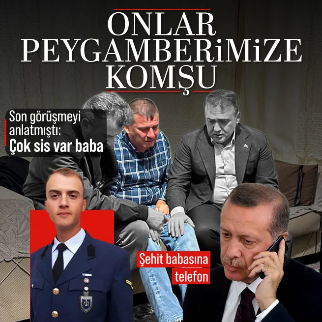Başkan Erdoğan Şehit İlhan Onganın babasıyla görüştü: Onlar şehitler safında Peygamberimize komşu