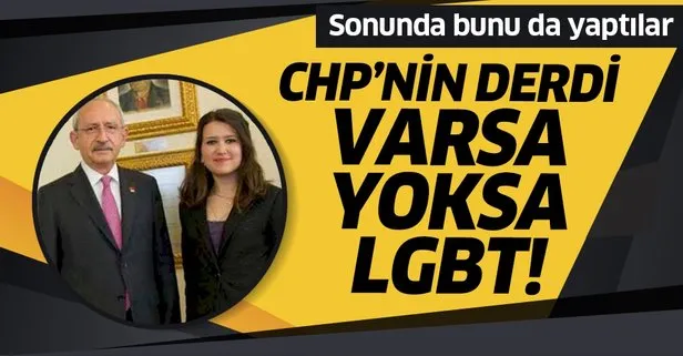 CHP'nin derdi varsa yoksa LGBT!