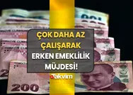 SGK giriş yılına göre 3600 ve 5400 günle emeklilik kapısı ardına kadar açıldı: Çok daha az çalışarak erken emeklilik müjdesi!