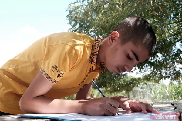 'Bingöllü Picasso' olarak bilinen 14 yaşındaki Ali'nin isteği hayallerine kavuşmak - 7