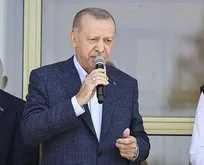 Başkan Erdoğan afet bölgesinde