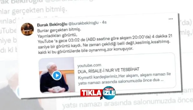 FETÖ elebaşı Fetullah Gülen öldü mü? Zehirlenme iddialarını güçlendiren kayıt!