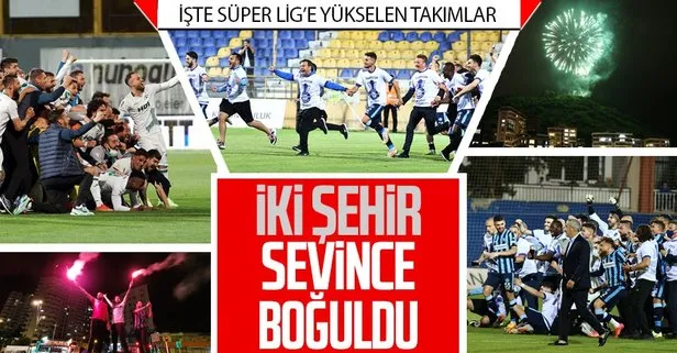 Son dakika: Adana Demirspor ve GZT Giresunspor Süper Lig’e yükseldi!