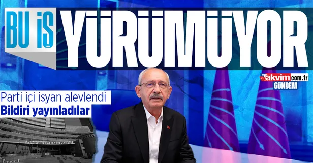 Kemal Kılıçdaroğlu'na isyan büyüyor! Ulusal Birlik Hareketi bildiri yayınladı: CHP sizinle bir saat dahi yürüyemez