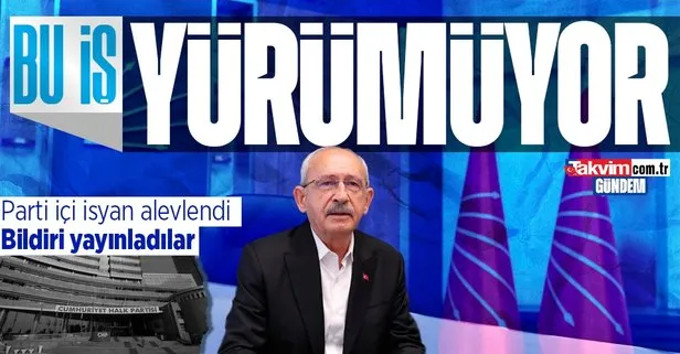 Kemal Kılıçdaroğlu’na isyan büyüyor! Ulusal Birlik Hareketi bildiri yayınladı: CHP sizinle bir saat dahi yürüyemez