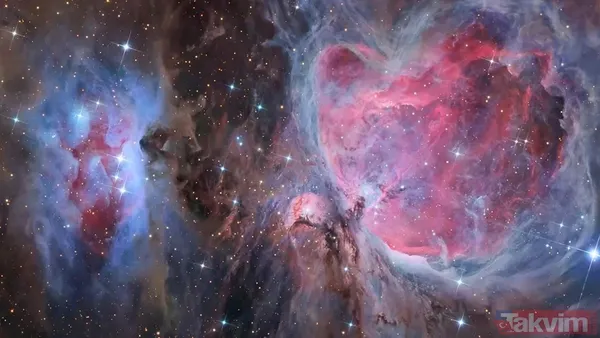 NASA çarpıcı kareyi paylaştı: Tıpkı tablo gibi! Yaklaşık 40 ışık yılı çapında... - 7