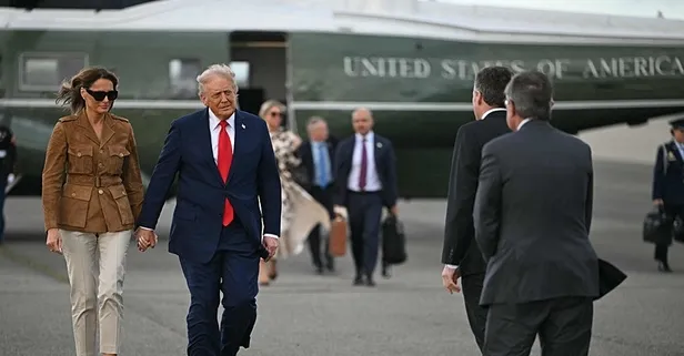 İngiltere dönüşü Trump’ın helikopteri acil iniş yaptı! First Lady Melania ile facianın eşiğinden döndüler