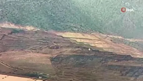 Son dakika: Erzincan İliç'teki toprak kaymasının yeni görüntüleri ortaya çıktı-6