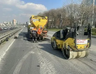 CHP’li İBB’den gündüz vakti asfalt çilesi