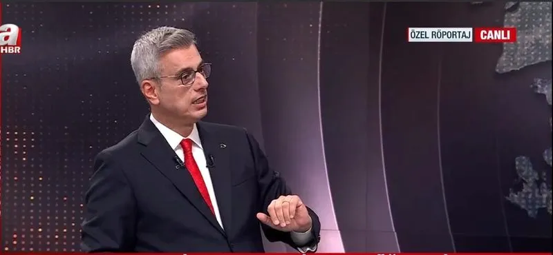 Sağlık Bakanı Prof. Dr. Kemal Memişoğlu A Haber ekranlarında önemli açıklamalarda bulundu (Takvim.com.tr / Ekran görüntüsü)