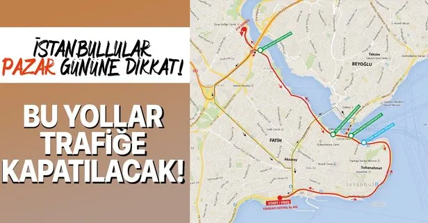 Son Daika 42 Istanbul Maratonu Nedeniyle Pazar Gunu Bazi Yollar Trafige Kapatilacak Takvim