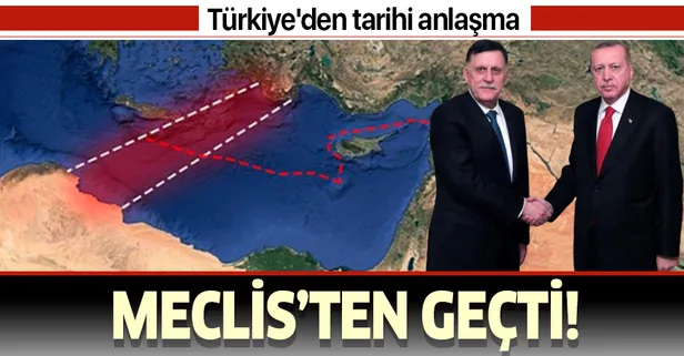 Son dakika: Libya anlaşması TBMM'den geçti