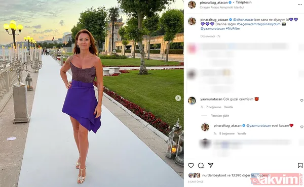 Pınar Altuğ'un süper minili pozunu gören eşi Yağmur Atacan'dan bomba yorum! Takipçileri 'yine yakıyor' dedi kayınvalide de devreye girdi - 5