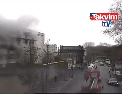 Çırağan Sarayı’nda yangın çıktı