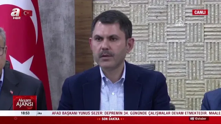 Çevre, Şehircilik ve İklim Değişikliği Bakanı Murat Kurum'dan önemli açıklamalar