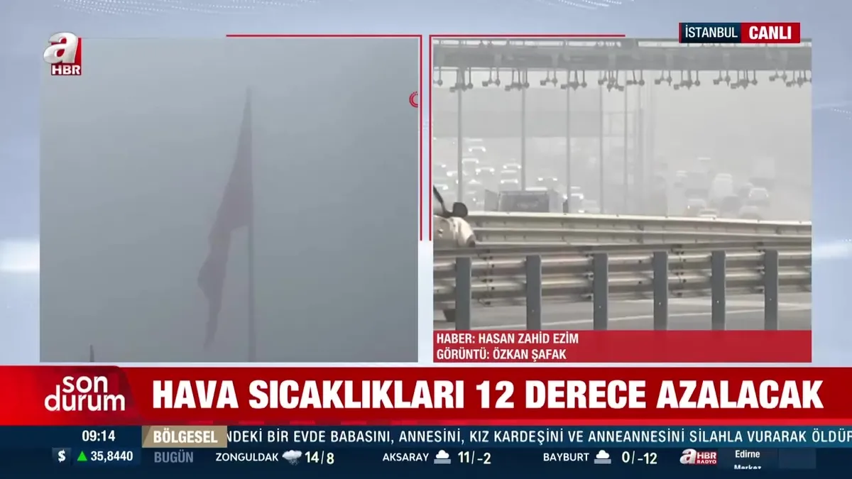 İstanbul'da yoğun sis!