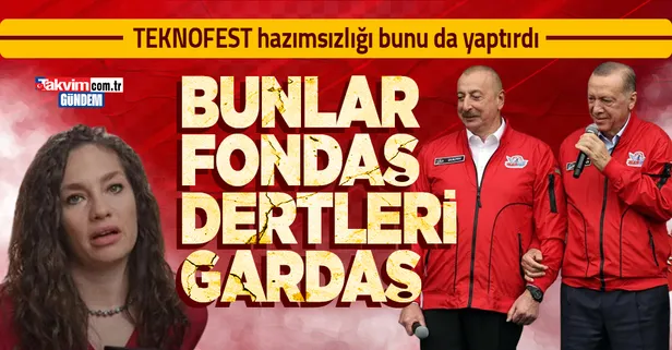 CHP yandaşı Nevşin Mengü'nün TEKNOFEST hazımsızlığı bunu da yaptırdı! Azerbaycan Cumhurbaşkanı Aliyev'e skandal sözler