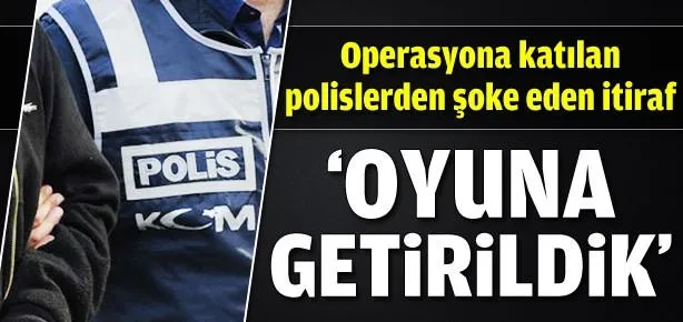 O polislerden şoke eden itiraf