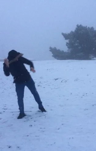 İzmir'de kar sürprizi