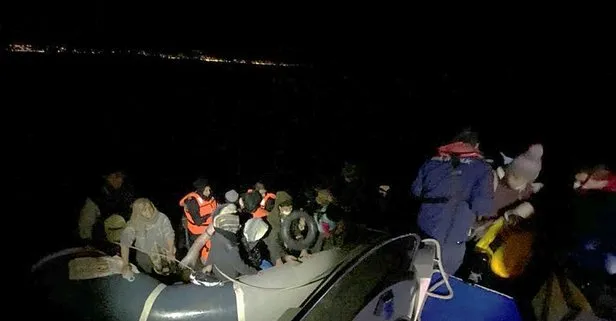 Son dakika: İzmir açıklarında 92 kaçak göçmen kurtarıldı