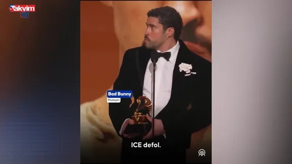 Bad Bunny’den Trump’a Grammy şoku: "ICE defol!