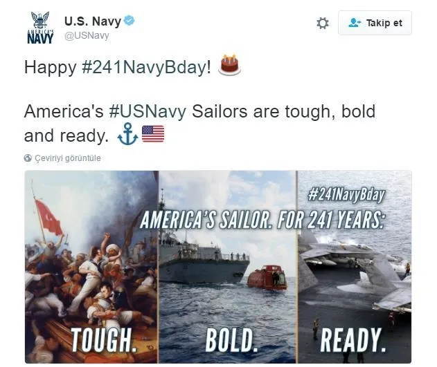ABD Donanması'ndan küstah paylaşım-2
