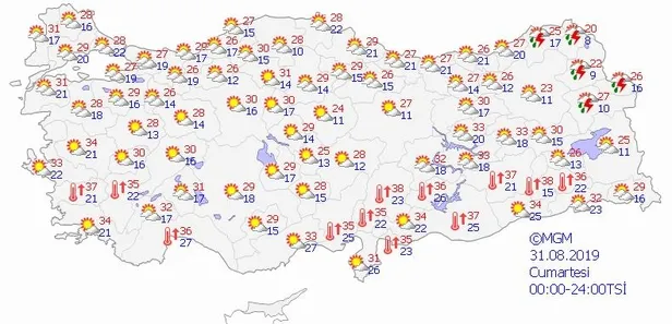 Meteoroloji'den son dakika uyarısı: 11 ilde sağanak yağış var! 27 Ağustos hava durumu-7