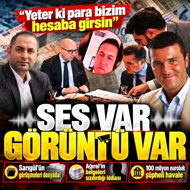 Mustafa Sarıgülün ses kaydı ve görüntüleri ortaya çıktı! Emir Sarıgülün 100 milyon euroluk şüpheli para trafiği dosyada