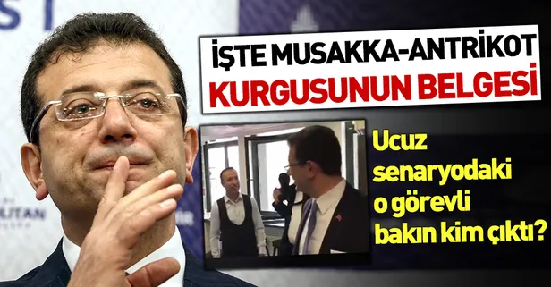 İşte İmamoğlu'nun musakka-antrikot kurgusunun belgesi!