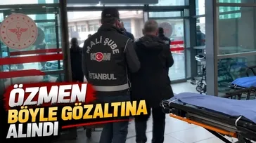 Eyüpsultan Belediyesi soruşturmasında dikkat çeken görüntü! Özmen böyle gözaltına alındı