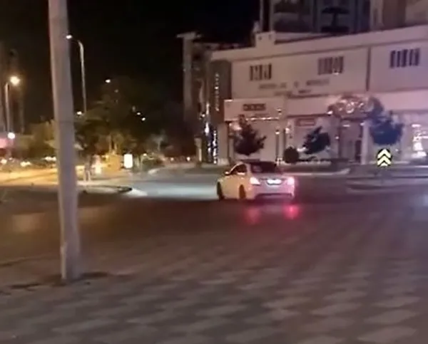 Gaziantep’te drift atan şahsa 9 bin TL ceza