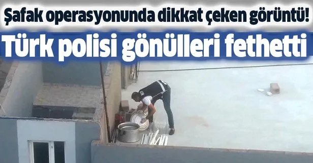Son dakika: Adana’da polisin bayrak hassasiyeti takdir topladı