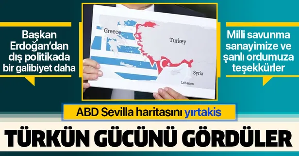 Son dakika: ABD'nin Ankara Büyükelçiliği, Sevilla haritasını ciddiye almadığını açıkladı