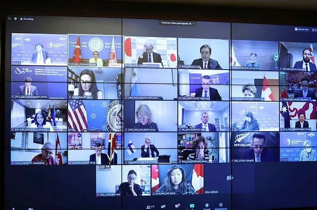 Son dakika: Ticaret Bakanı Ruhsar Pekcan OECD toplantısında konuştu: Dünya pandemi nedeniyle eşi görülmemiş zorluklarla karşı karşıya
