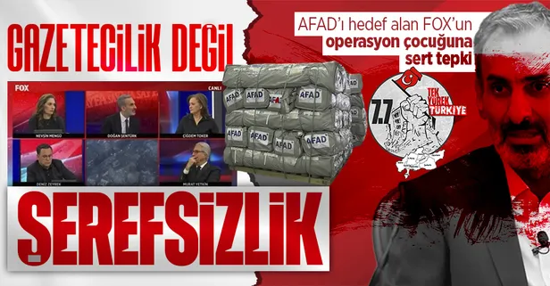 Fox'un operasyon çocuğu Doğan Şentürk'ten rezil iftira: Yardım kolileri bira logolu diye geri çevriliyor