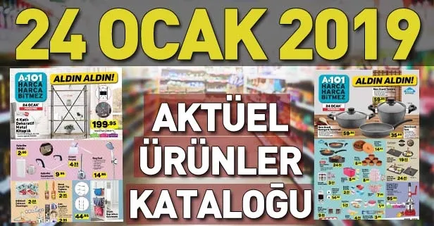 A101'de bu hafta! 24 Ocak Perşembe aktüel ürünler satışta! Katalogda hangi ürünler var?-1