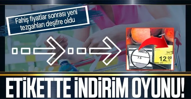 Marketlerden göstermelik indirim!