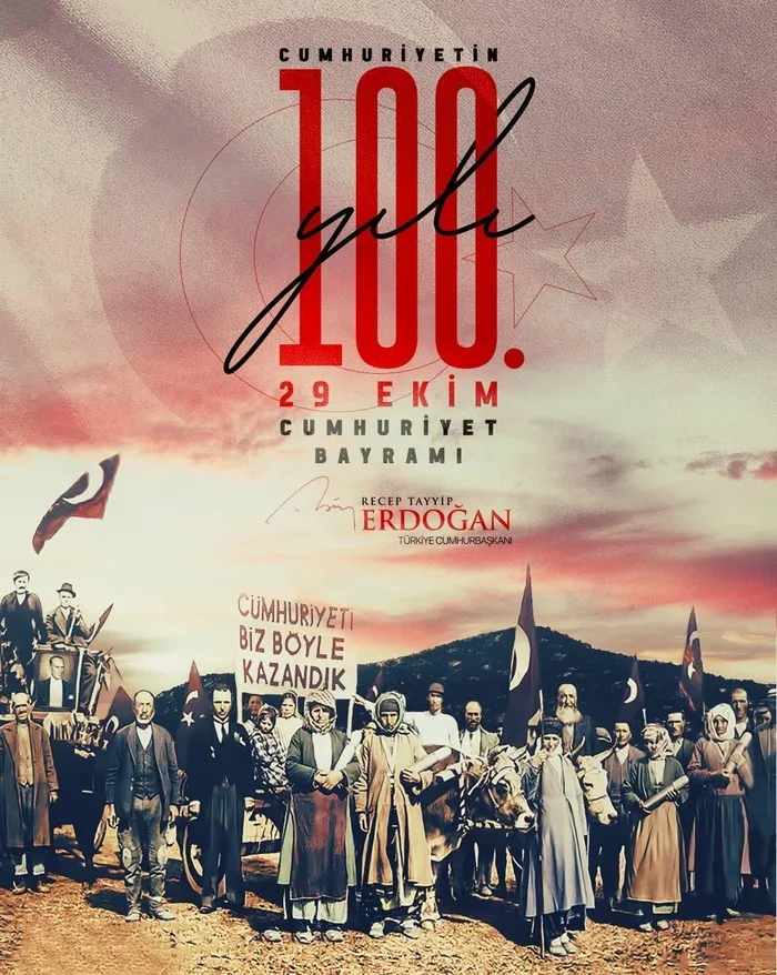 Başkan Erdoğan'dan "Cumhuriyetin 100’üncü yıl dönümü" mesajı: Cumhuriyetimizi daha da güçlendirerek yeni asrına hazırlamanın gayreti içindeyiz-10