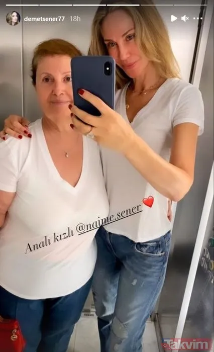 Demet Şener 'analı-kızlı' dedi paylaştı güzelliği tescillenmiş oldu! İşte Demet Şener'in annesi Naime Şener... - 19