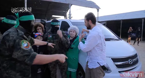 Tarihi esir takası tarihi kareler! İsrailli rehineler Hamaslılara el sallayıp veda etti... Siyonist işgalciler ise Filistinlilere saldırdı - 42